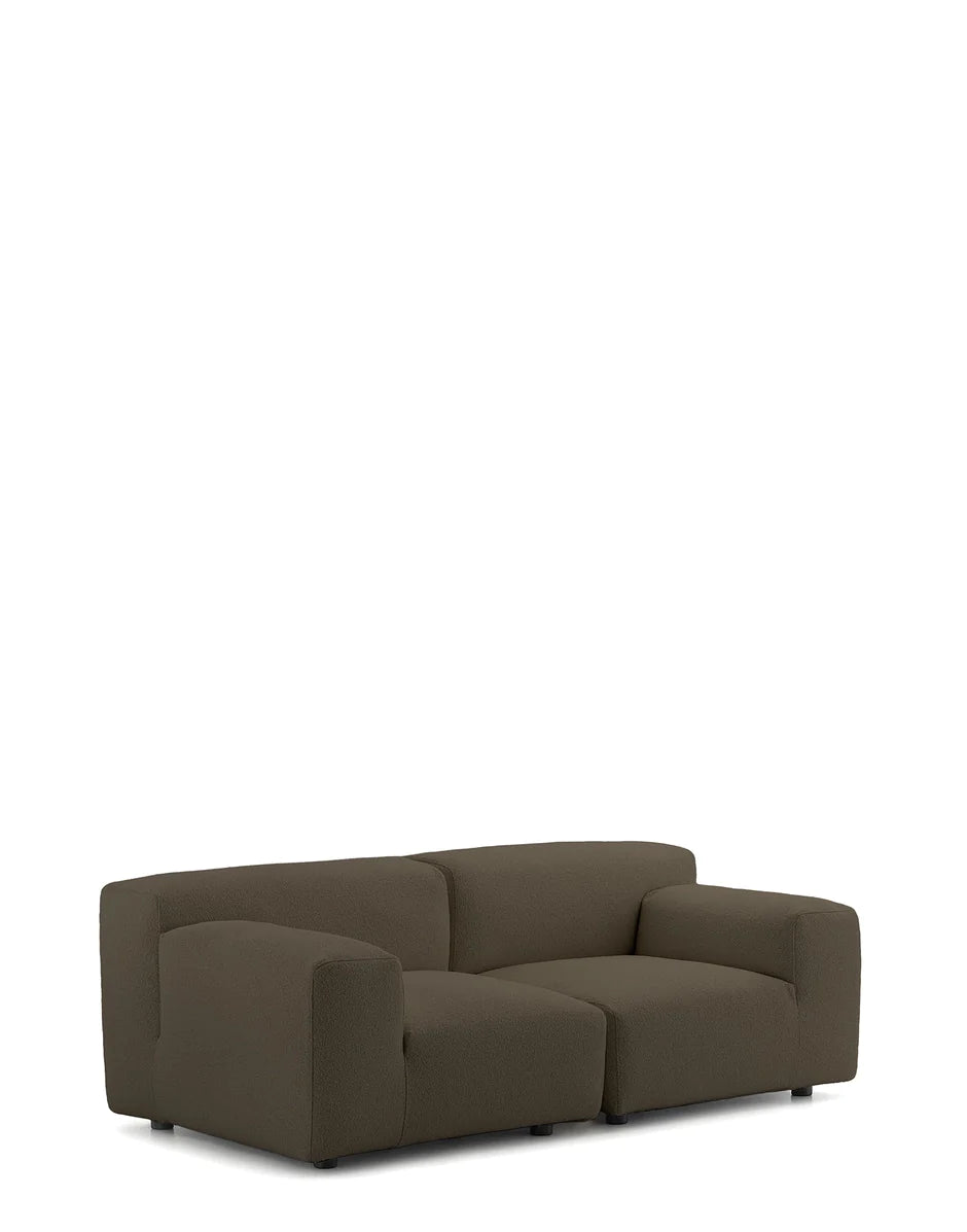 Kartell Plastics Duo 2 -personers sofa DX Orsetto, Brown