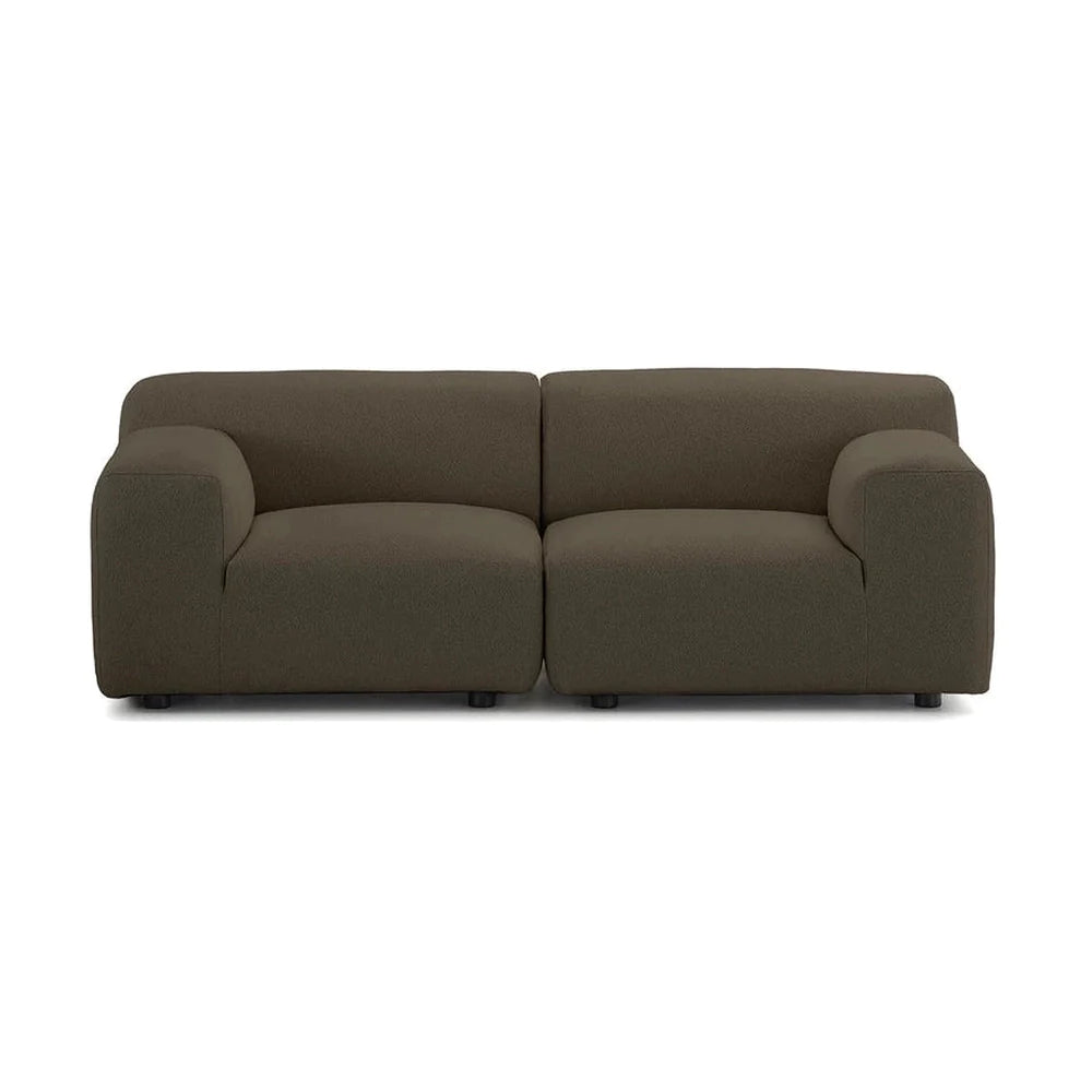 Kartell Plastics Duo 2 Seater Sofa Dx Orsetto, Brown