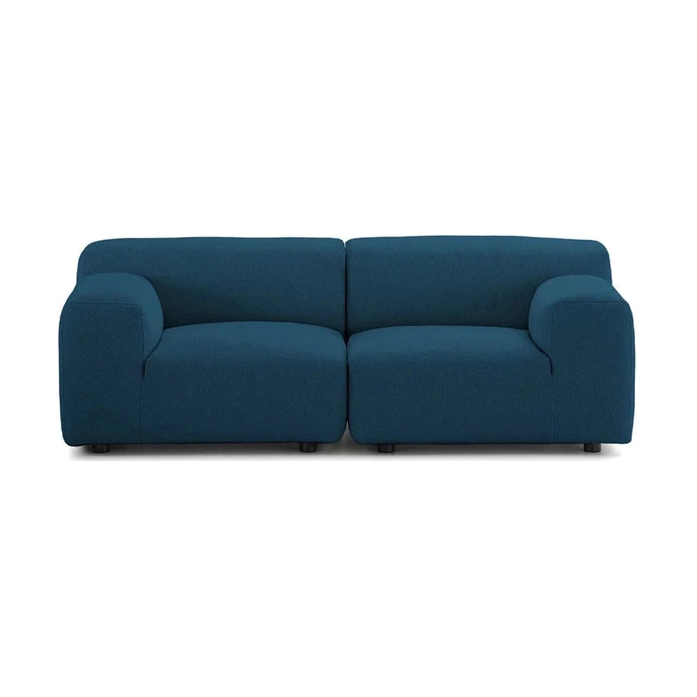 Kartell Plastics Duo 2 -personers sofa dx Orsetto, blå