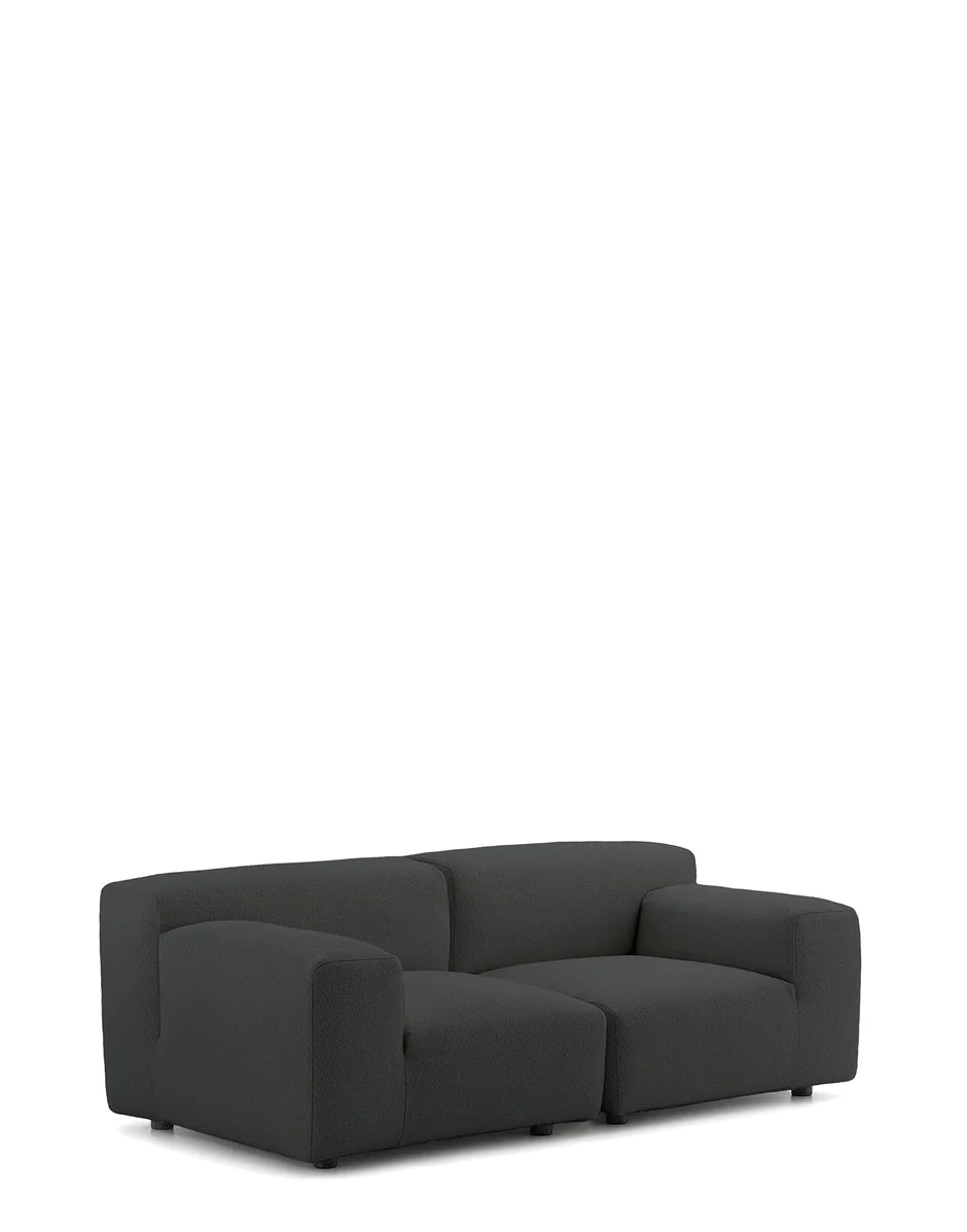 KARTELL PLASTICS DUO SOFA 2 PEATER DX ORSETTO, GREN