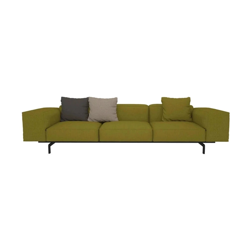 Kartell Largo 3 Seater Sofa Nilo, verde