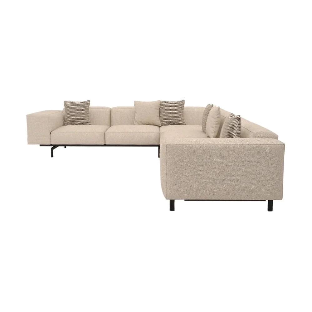 Kartell Largo 5 -sæder sofa nilo, nøgen