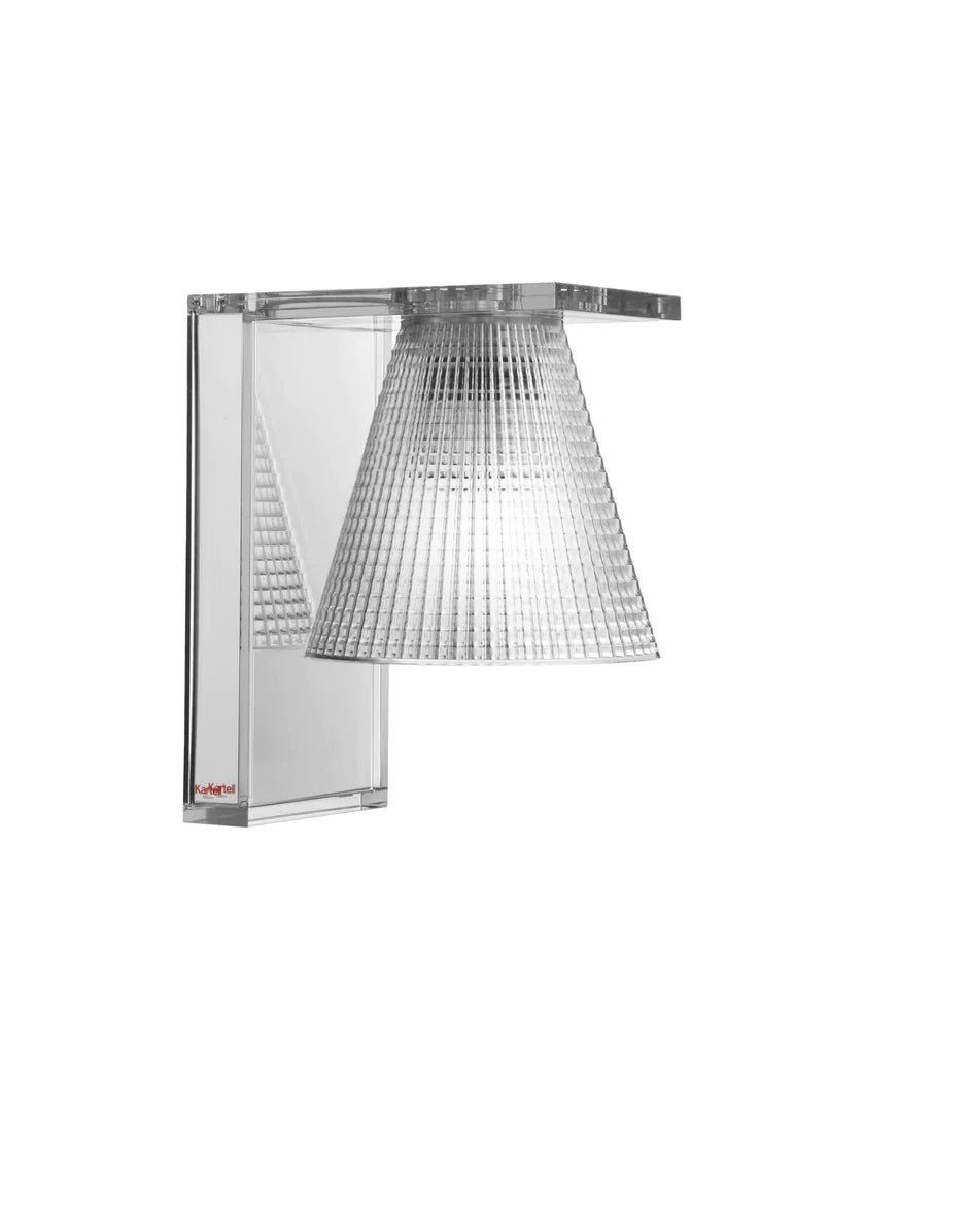 Kartell Licht Luft transparente Wandleuchte, Kristall