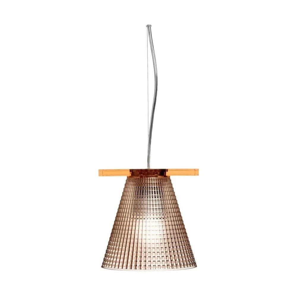 Kartell Light Air Transparent Suspension Lampe, lyserød