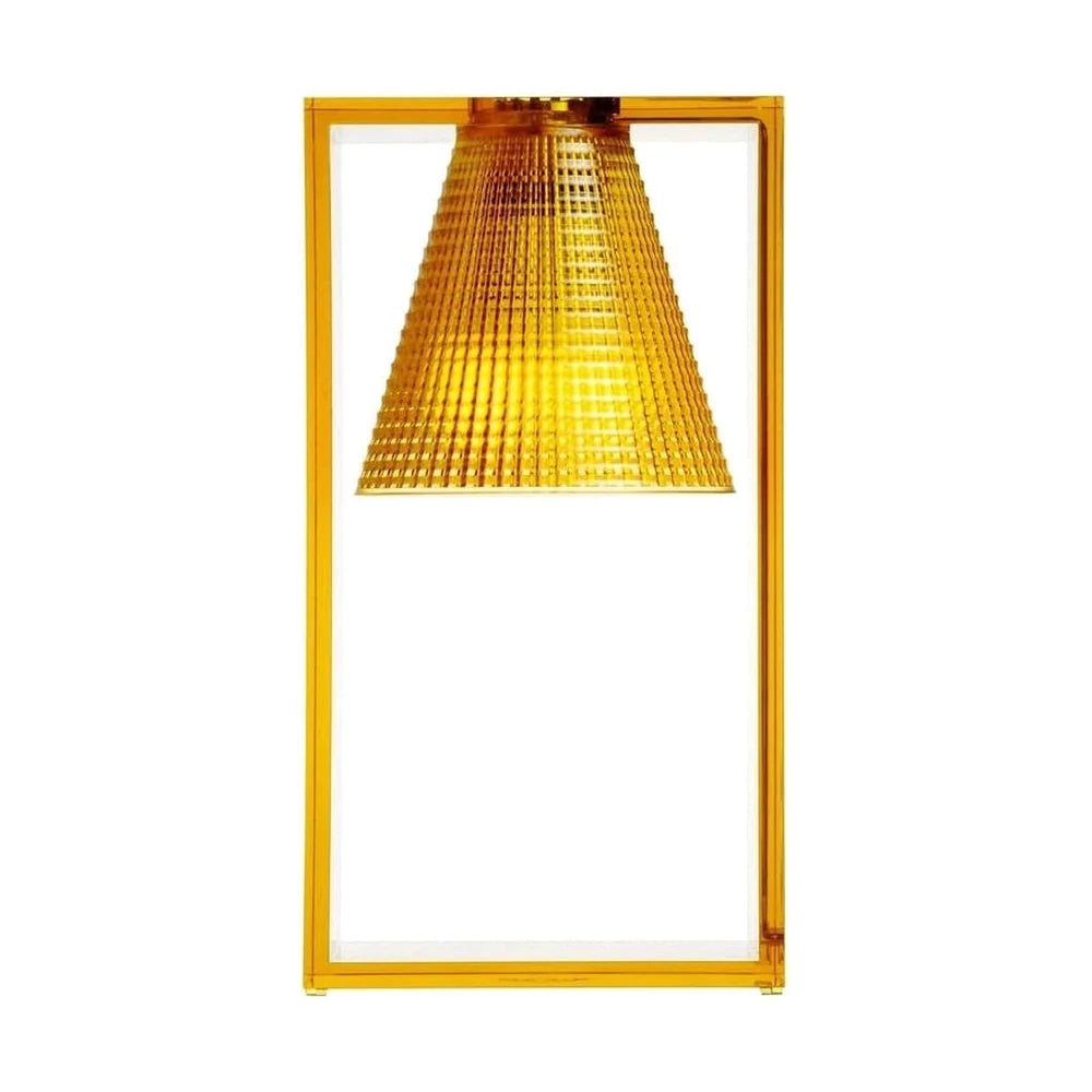 Kartell leichte Lufttischtischlampe Bernstein