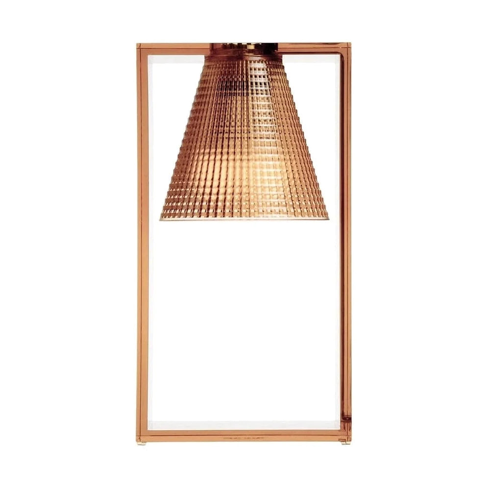 Kartell lätt luft transparent bordslampa, rosa