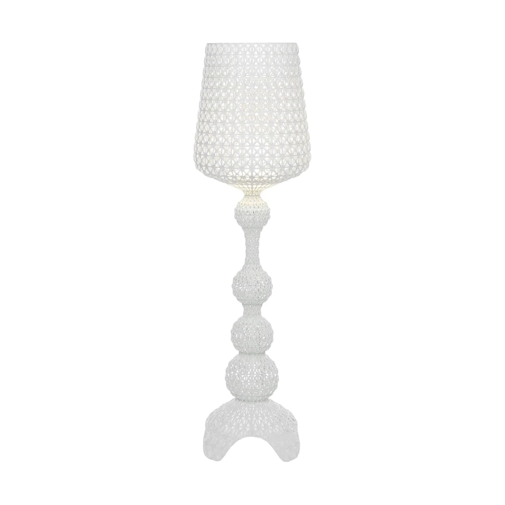 Lampadaire extérieur Kartell Kabuki, blanc, blanc