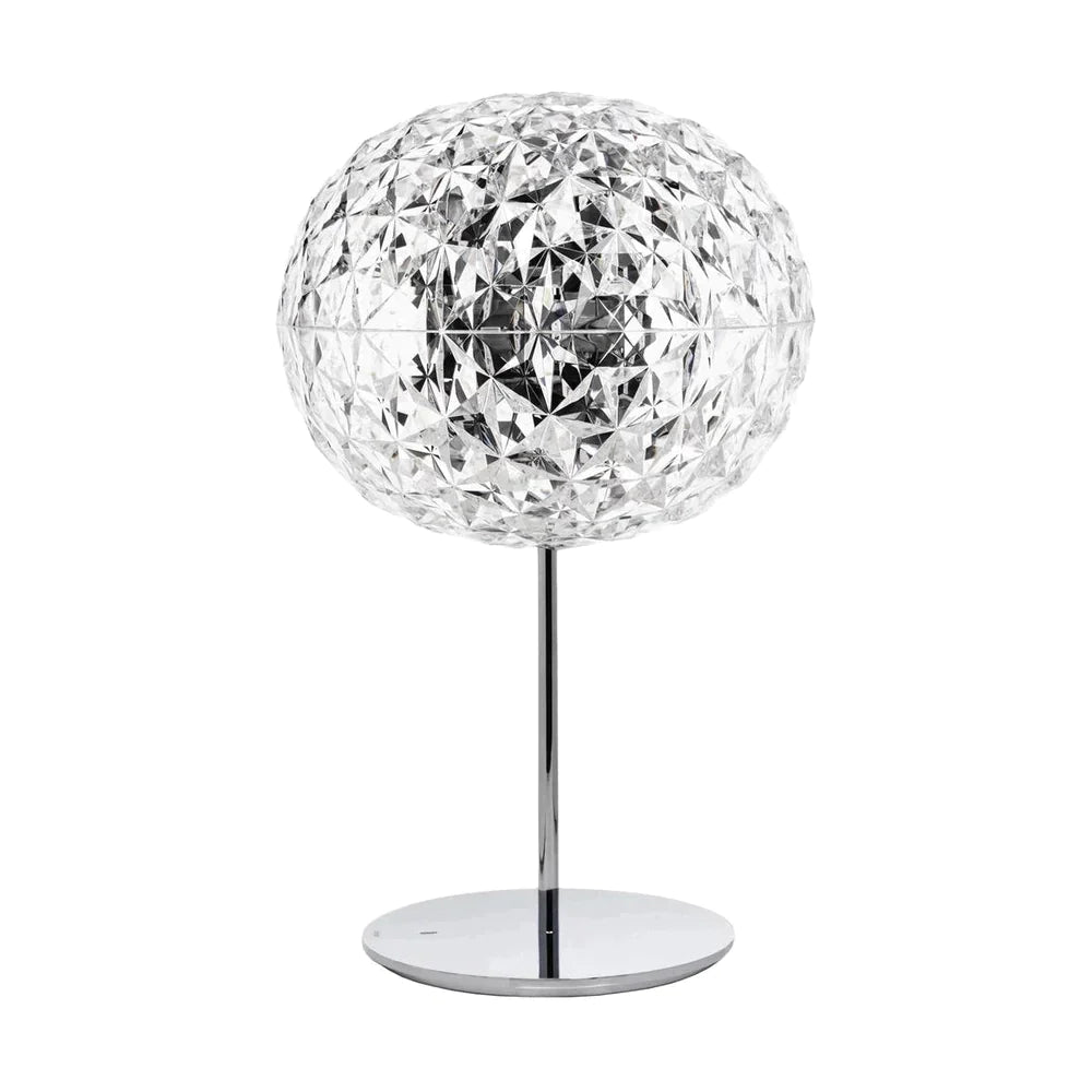 Kartell Planet bordslampa med bas, kristall