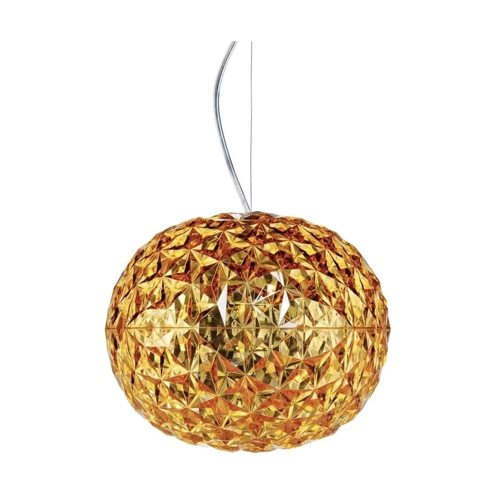 Kartell Planet Suspension Lamp, Yellow