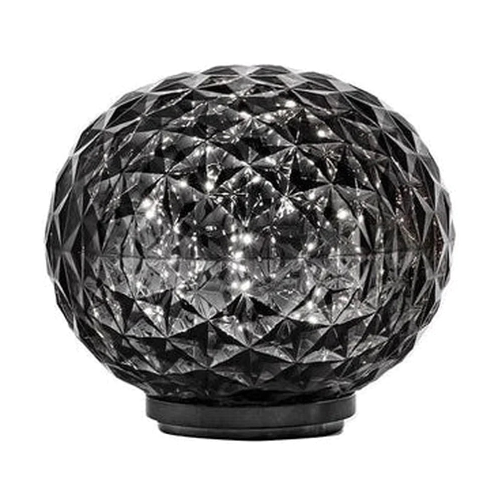 Kartell Mini Planet Tischlampe Batterieversion, Rauch