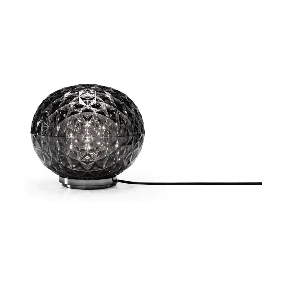 Version du bouchon de lampe à table Kartell Mini Planet, fumée