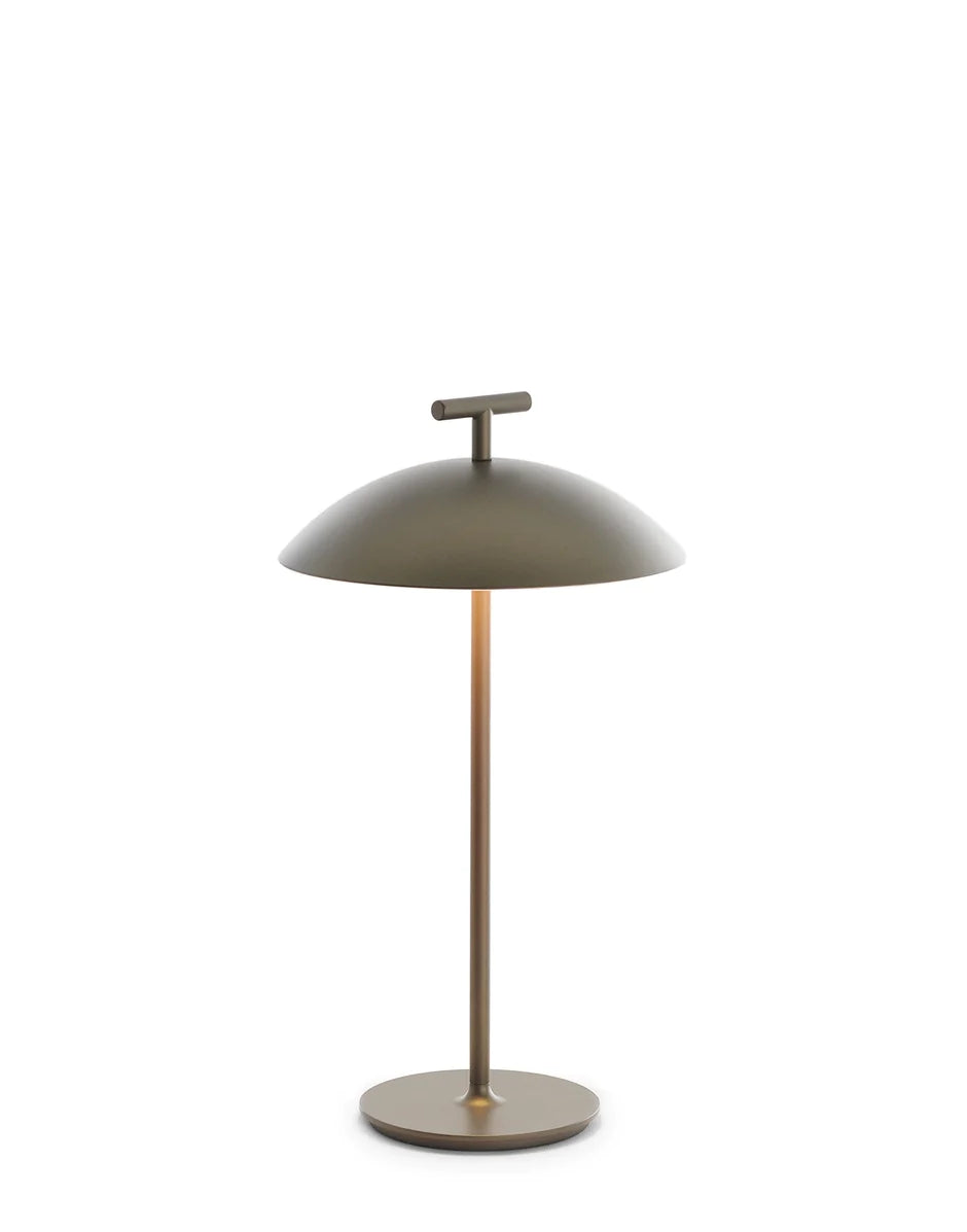 Kartell mini ge en bärbar bordslampa, brons