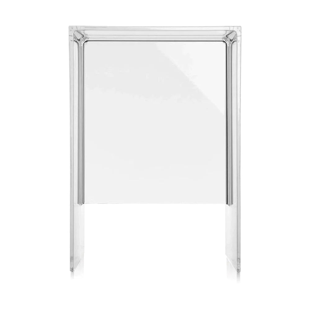 Kartell Max Beam Side Table, Kristall