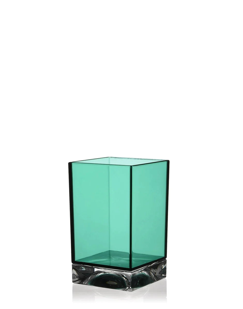 Soporte de cepillo de dientes de Kartell Boxy, Aquamarine Green