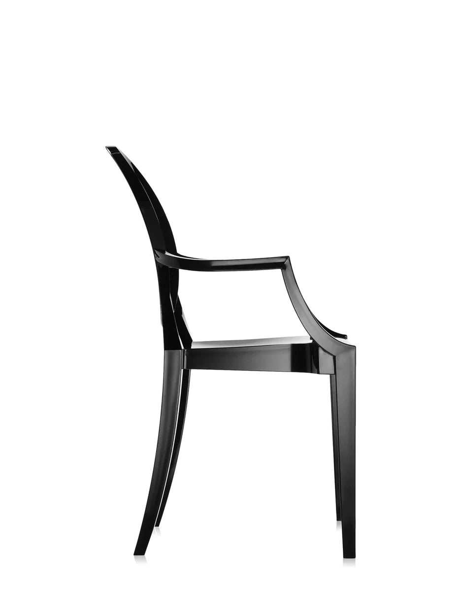 Kartell Louis Silla Ghost, negro