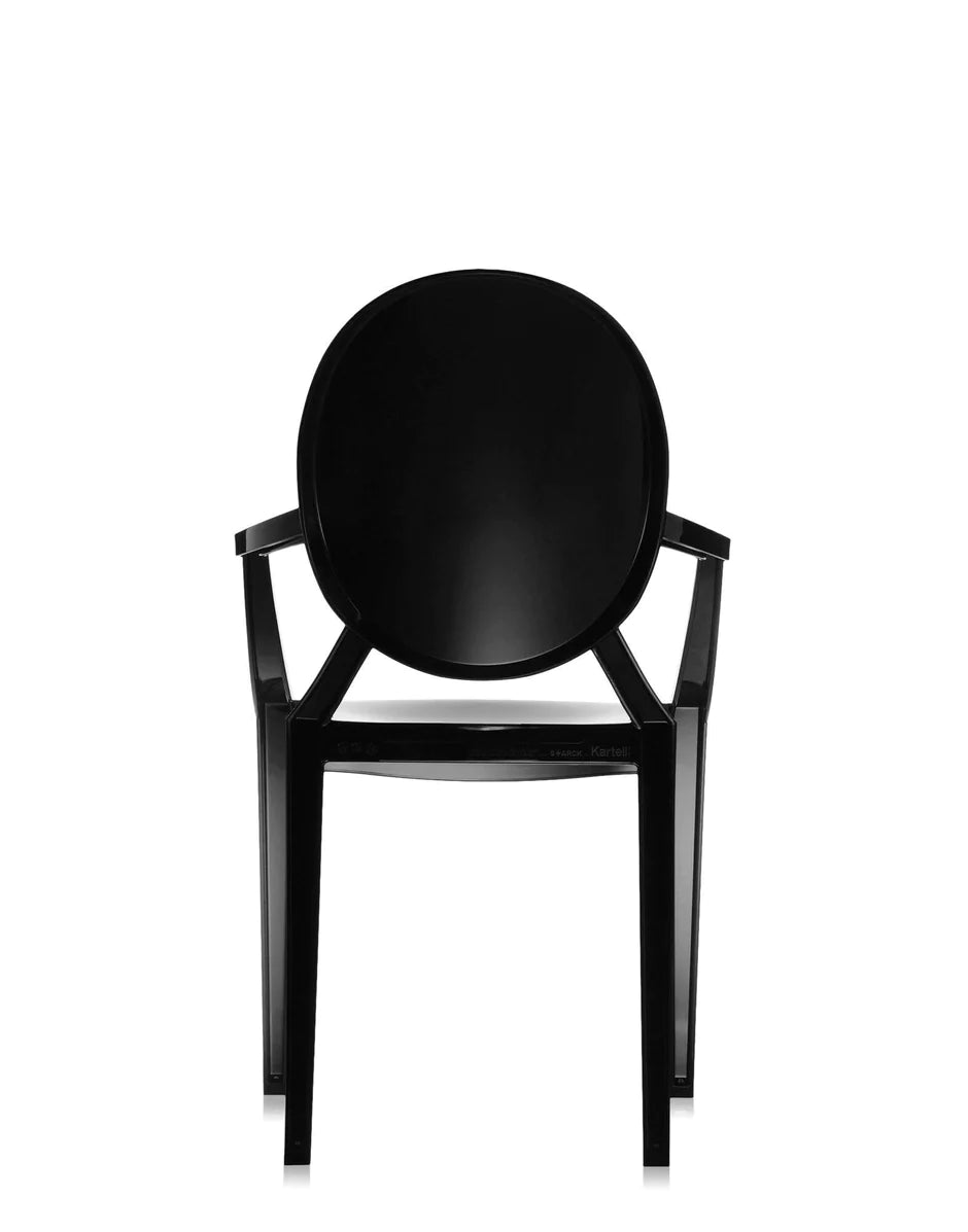 Kartell Louis Ghost Stuhl, schwarz