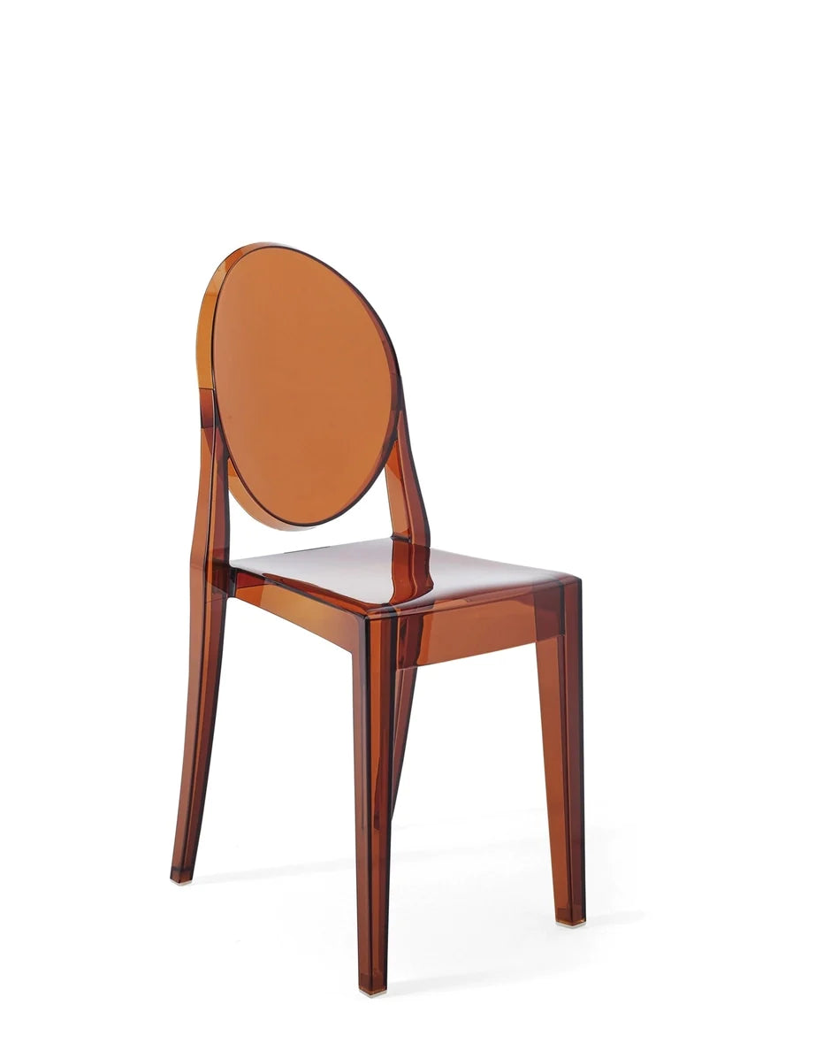 Kartell Victoria Ghost Chair, Amber