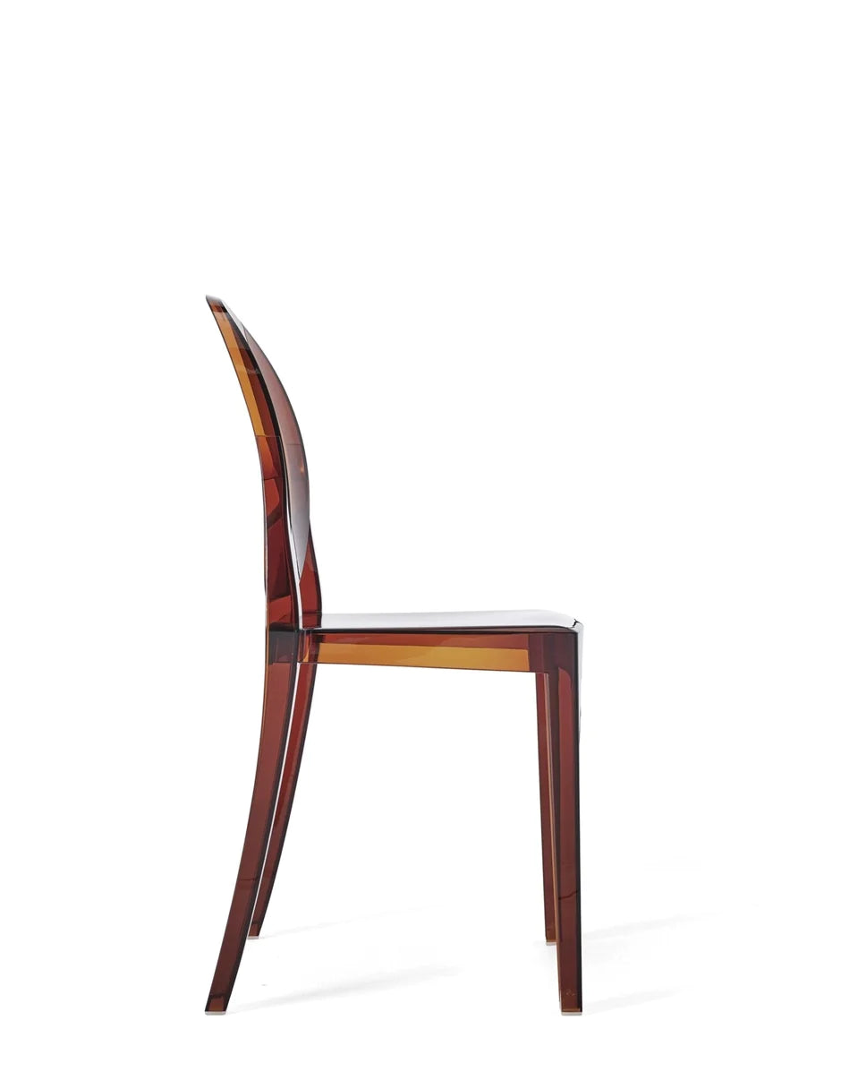 Kartell Victoria Ghost Chair, Amber