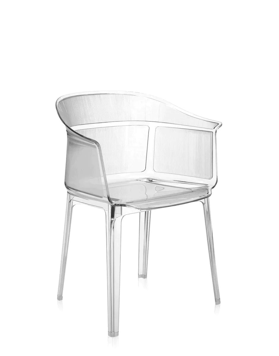 Sillón de papiros de Kartell, cristal