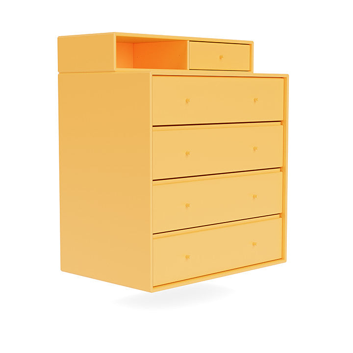 Montana Keep Bre of Drawers With Suspension Rail, Acacia
