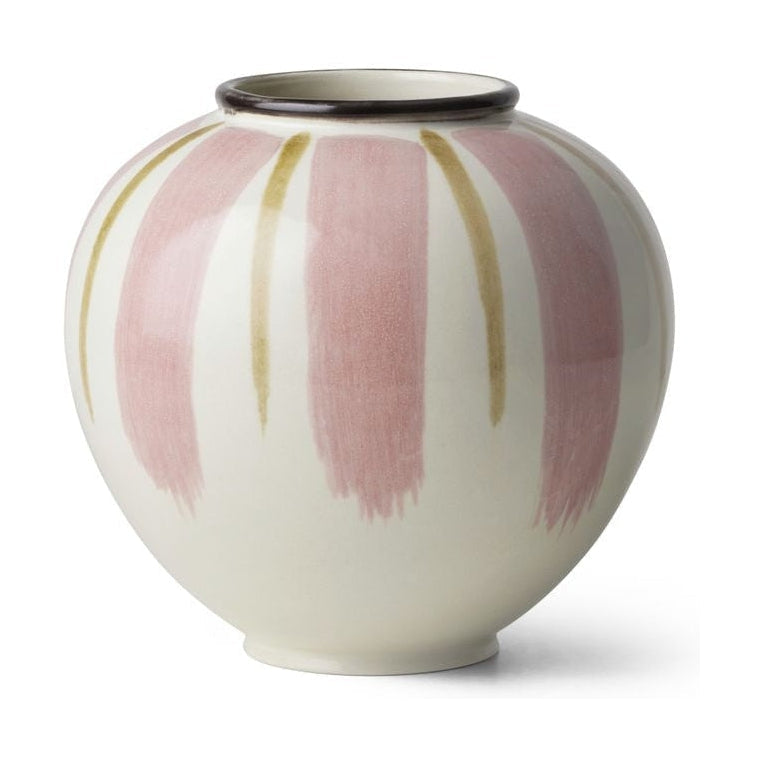Kähler lærred vase H15 cm, lyserød