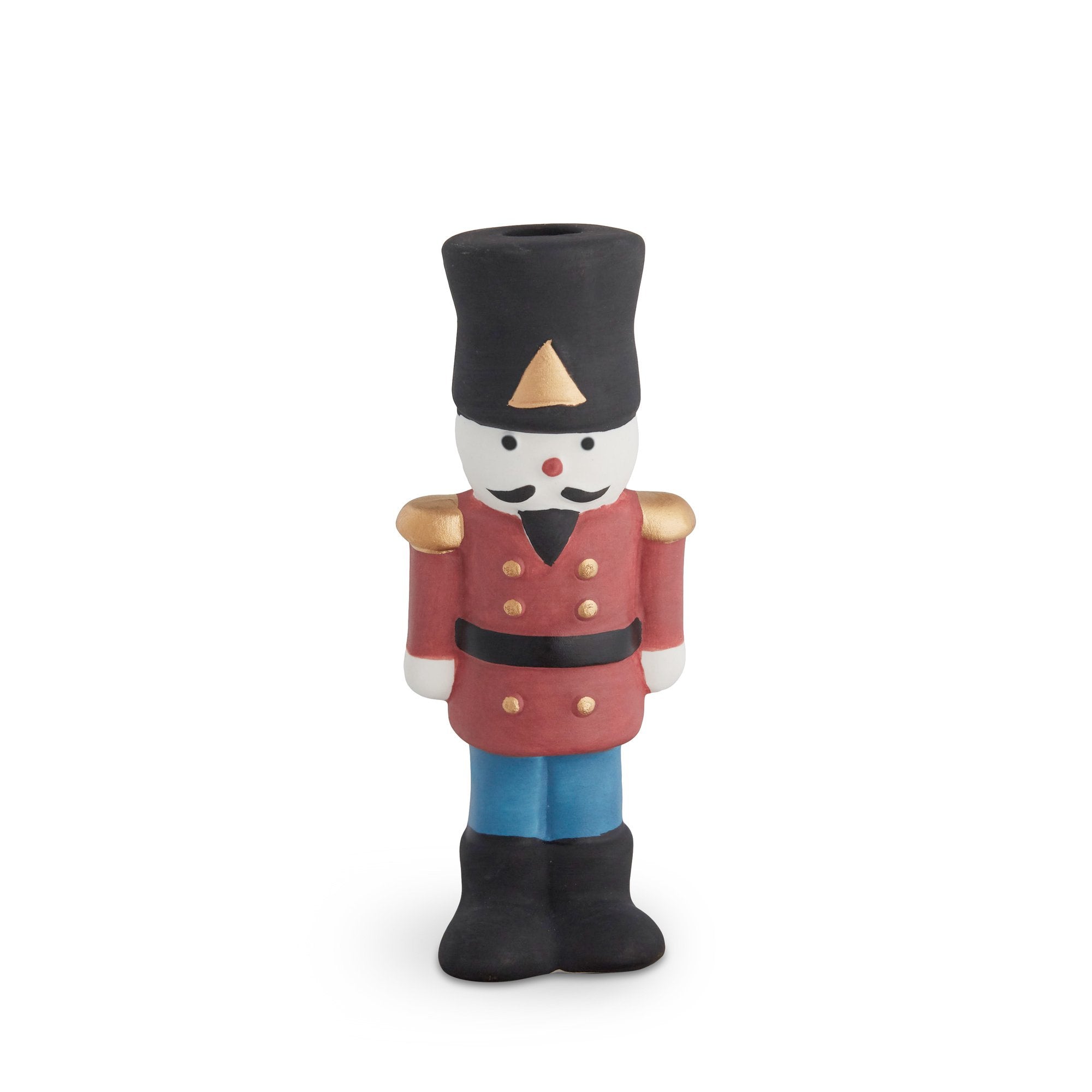 Kähler Christmas Tin Soldier H12,5 cm, rood/blauw/wit