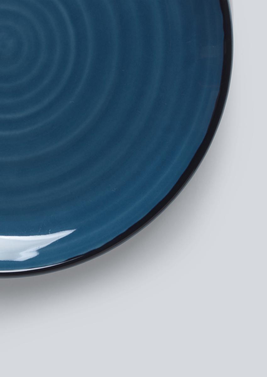 Kähler Colore Plate Ø19 cm, blå