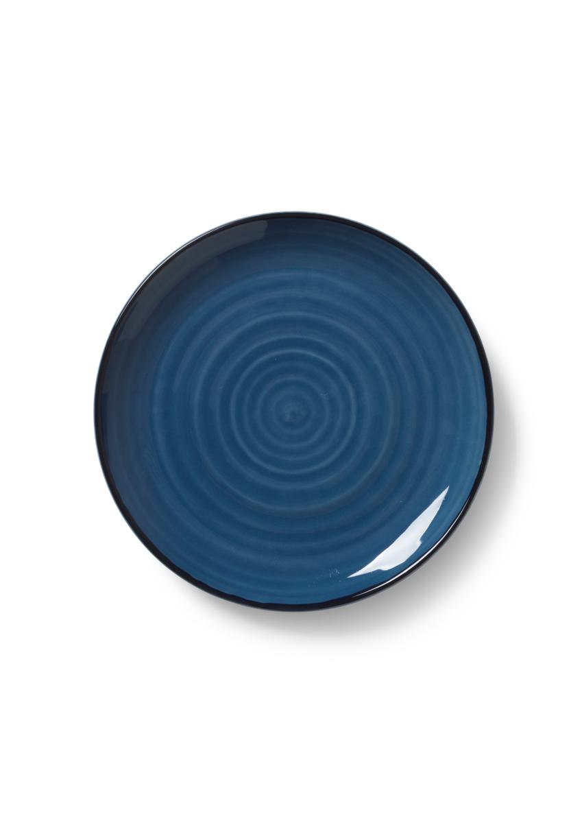 Kähler Colore Plate Ø19 cm, blå
