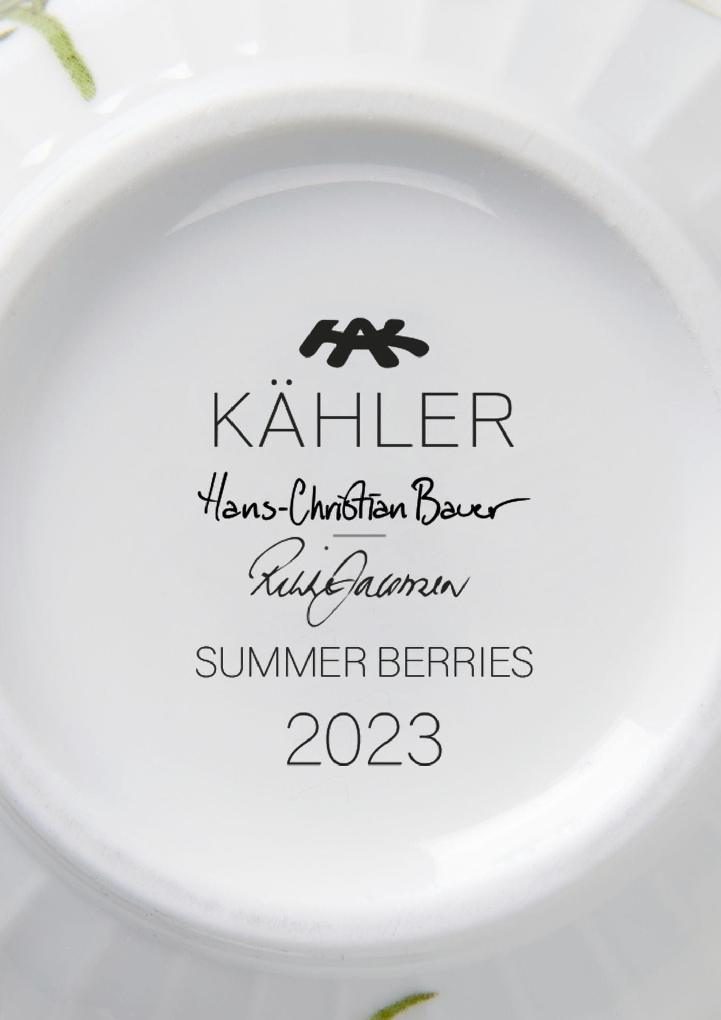 Kähler Hammershøi sommer krus 330 ml, summer bær