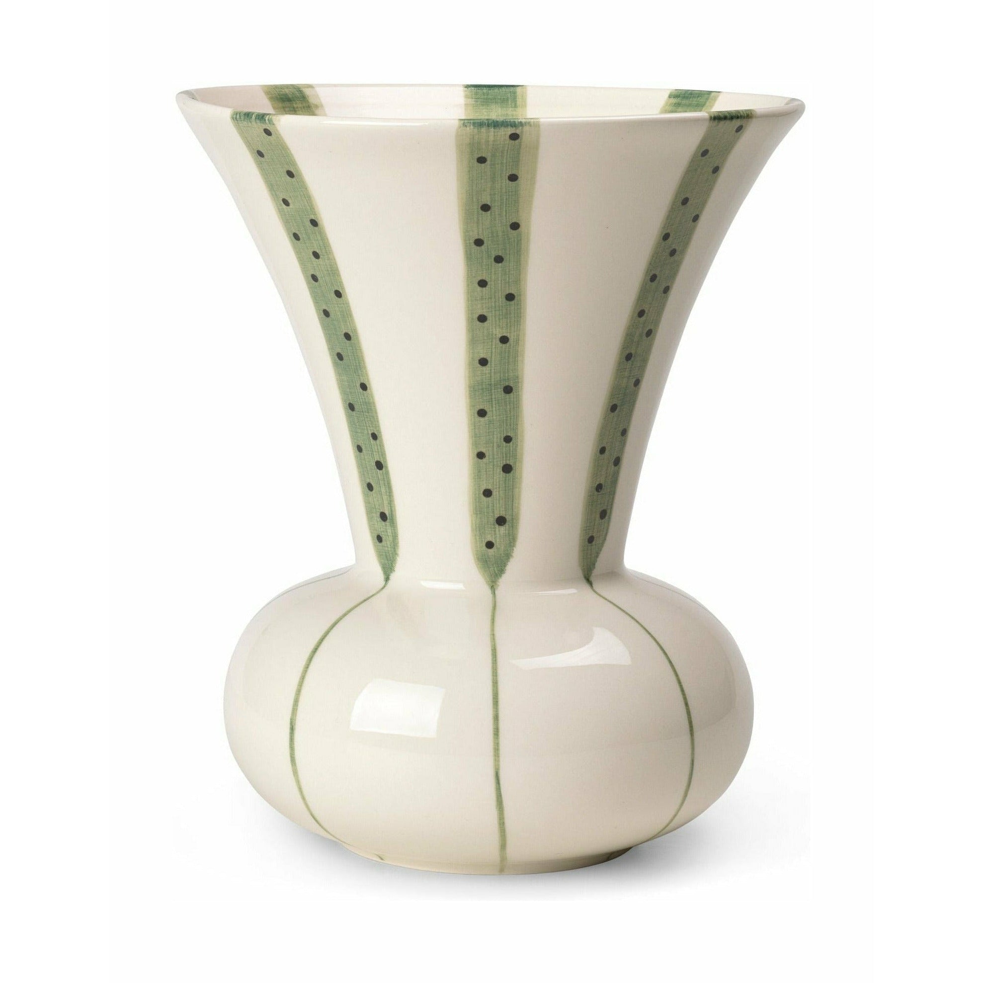 Vase de signature Kähler 20 cm, vert