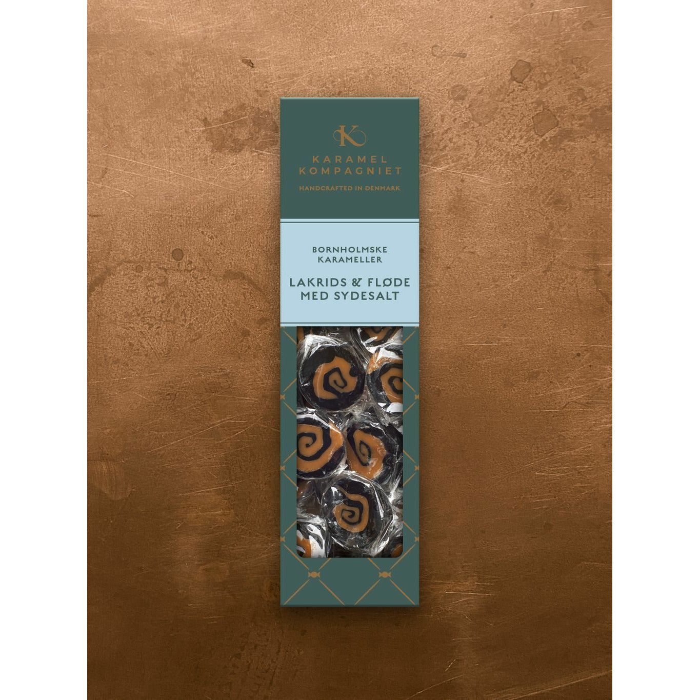 Karamel Kompagniet -karameller, lakrits & grädde med södra salt 138g