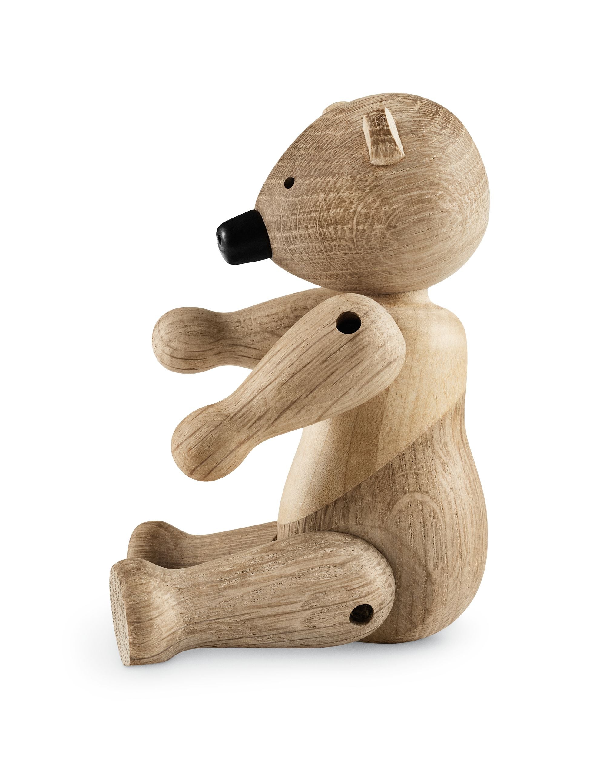 Kay bojesen urso carvalho/bordo, pequeno