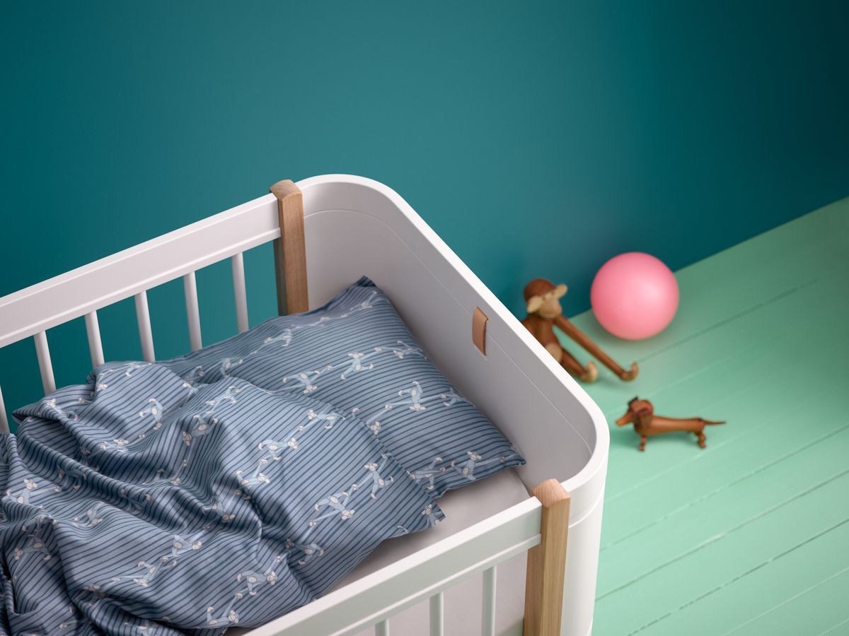 Kay Bojesen Bed Linen Monkey Baby 70x100 cm, azul