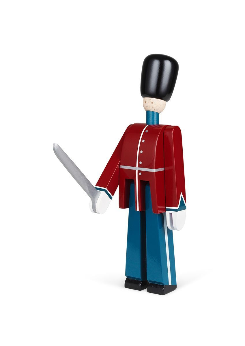 Guardsman Kay Bojesen com espada pequena vermelha/azul/branca