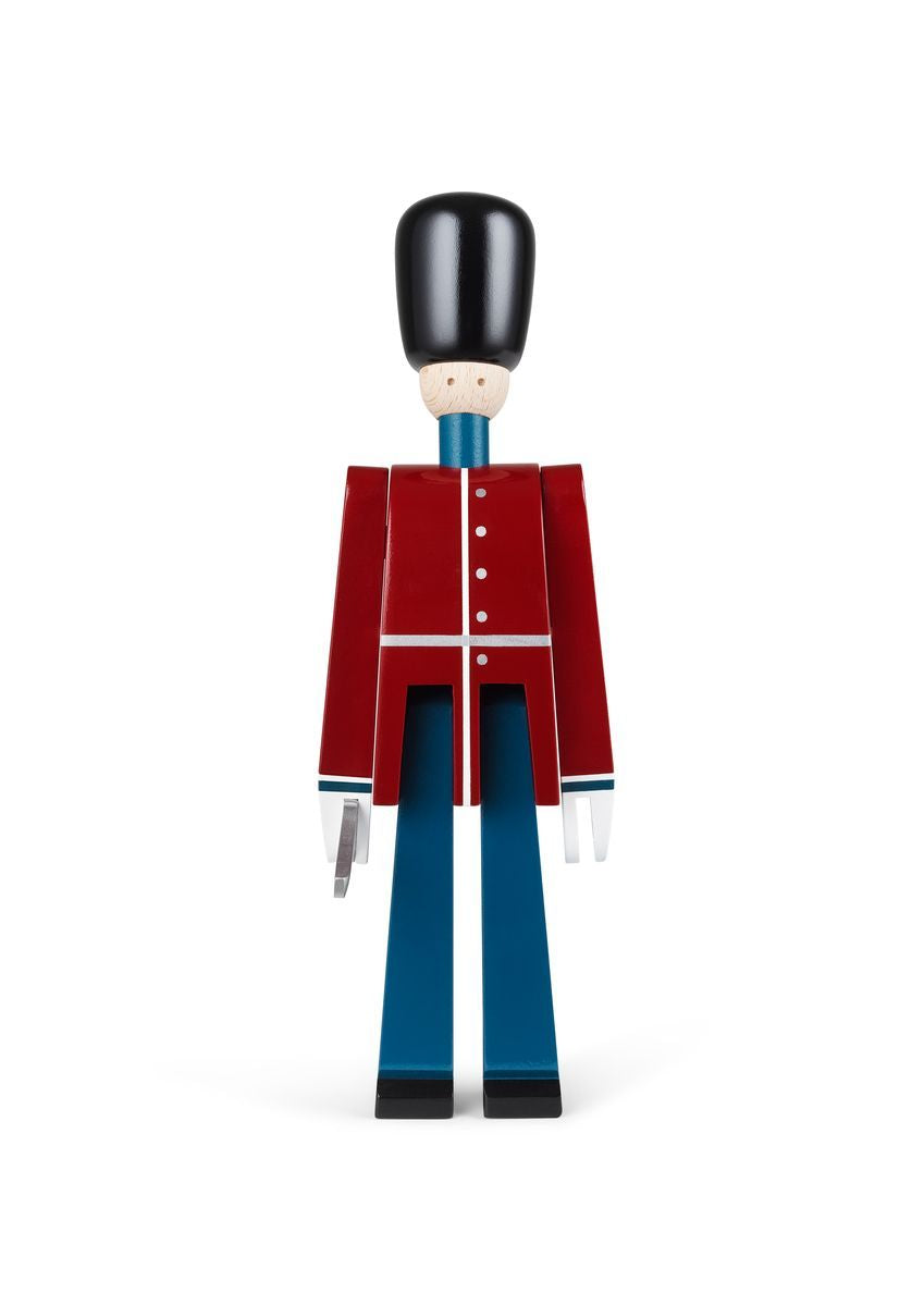 Guardsman Kay Bojesen com espada pequena vermelha/azul/branca
