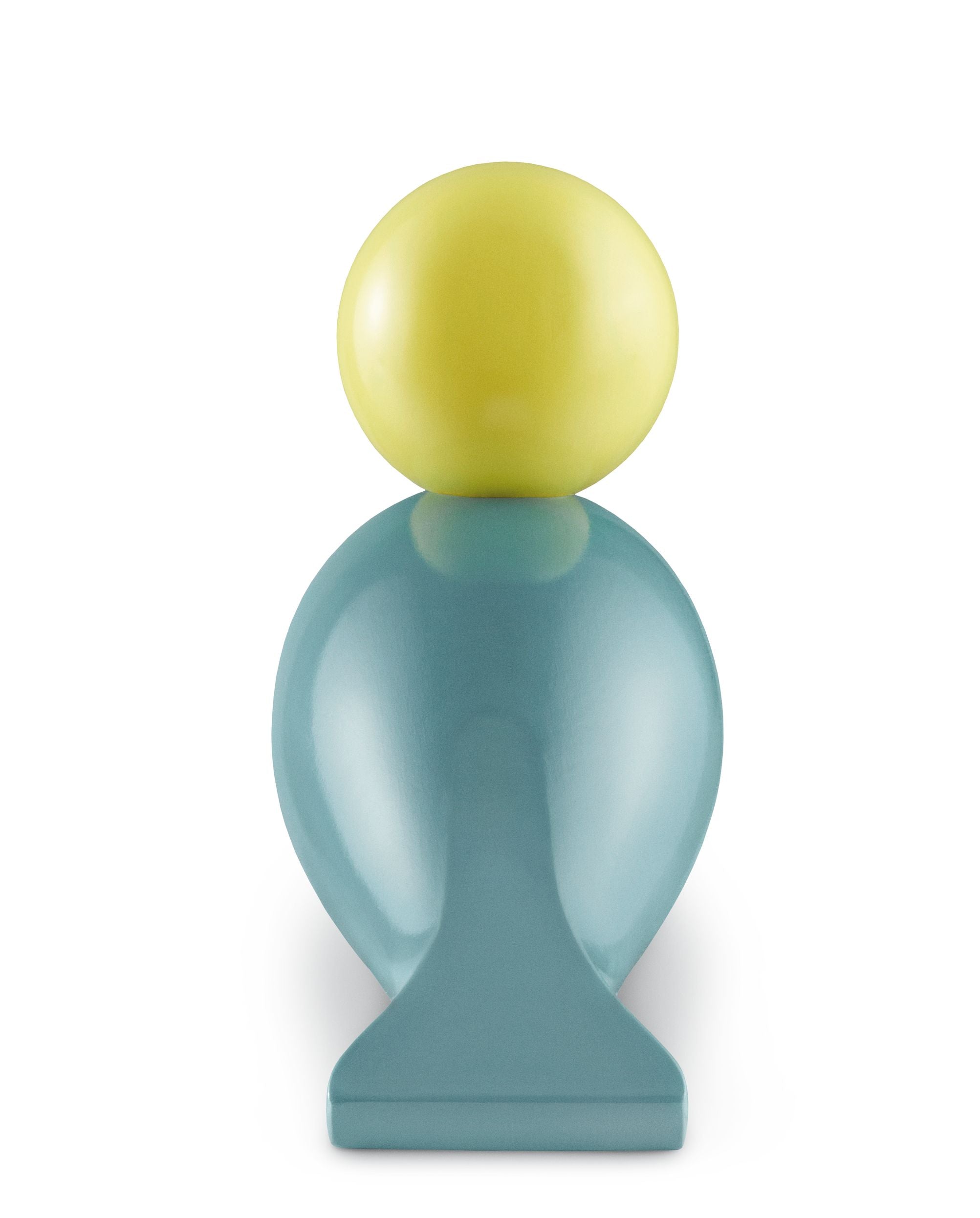 Kay Bojesen Songbird Sunshine 15,5 cm turquoise/geel