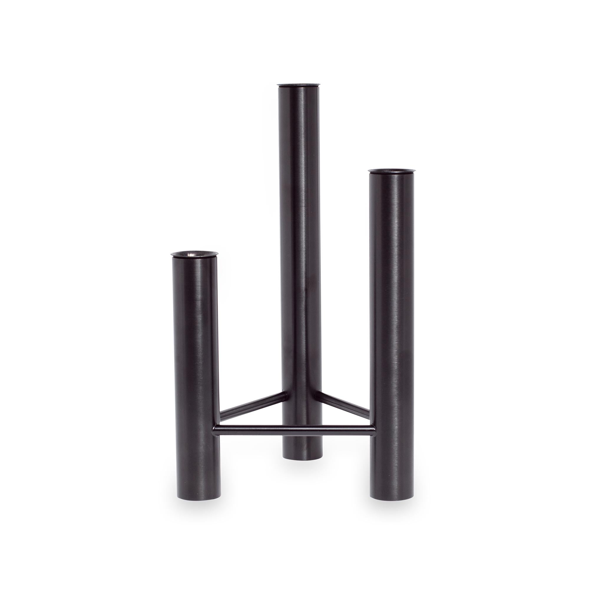 Kay Bojesen Vista Candlestick, negro