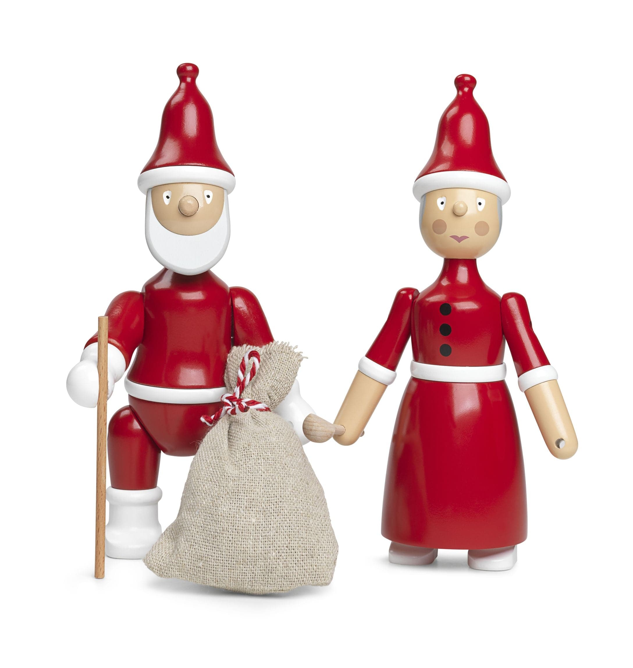 Kay Bojesen Santa Claus e Sra. Santa, conjunto