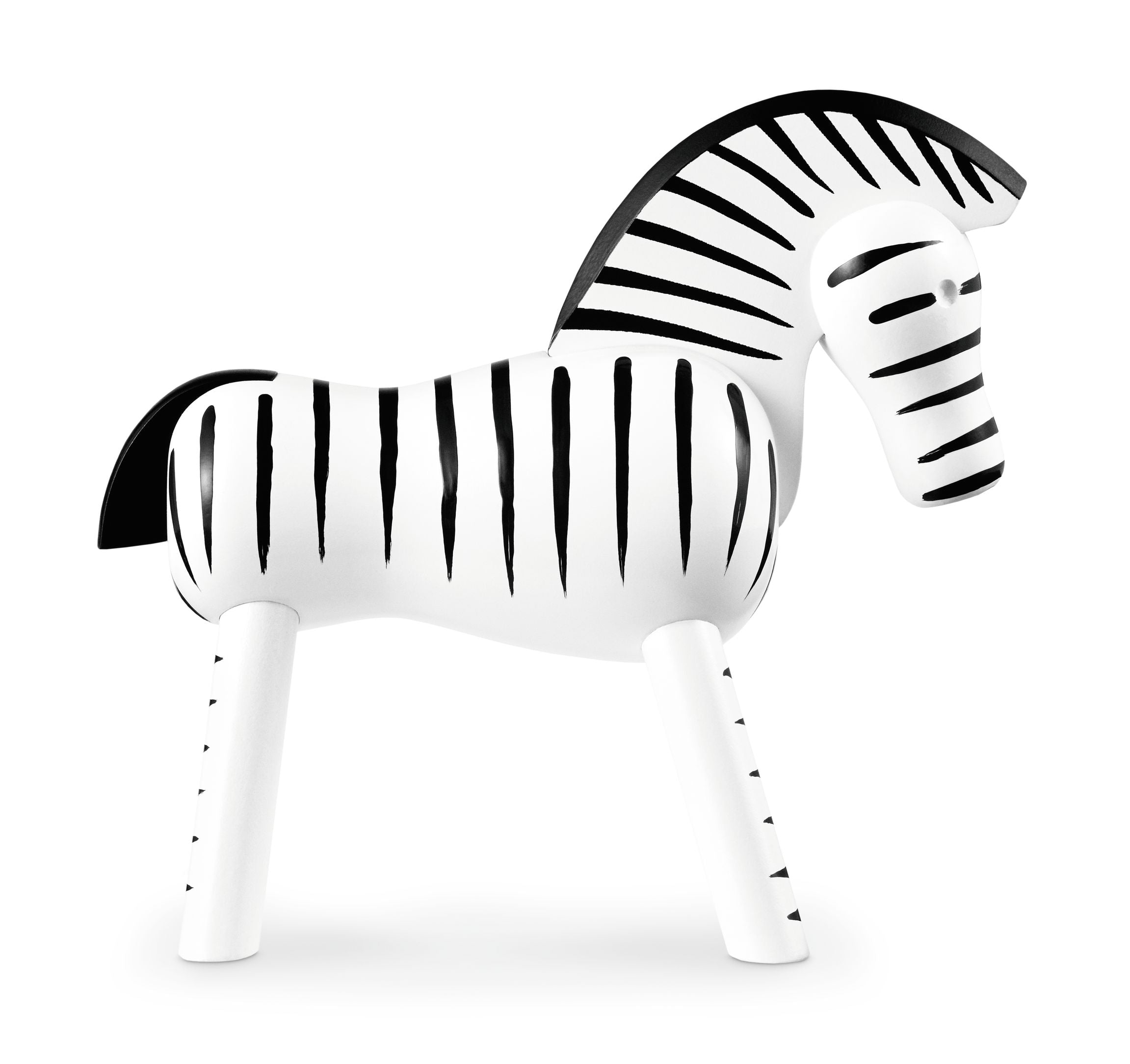 Kay Bojesen Zebra H14 Cm Noir/Blanc