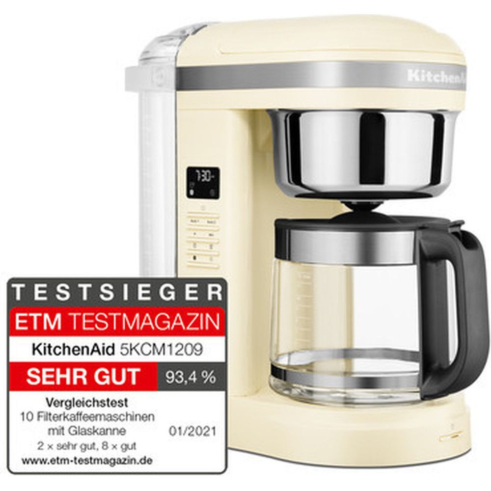 Køkkenhjælp 5 KCM1209 Filterkaffemaskine 1,7 L, Crème
