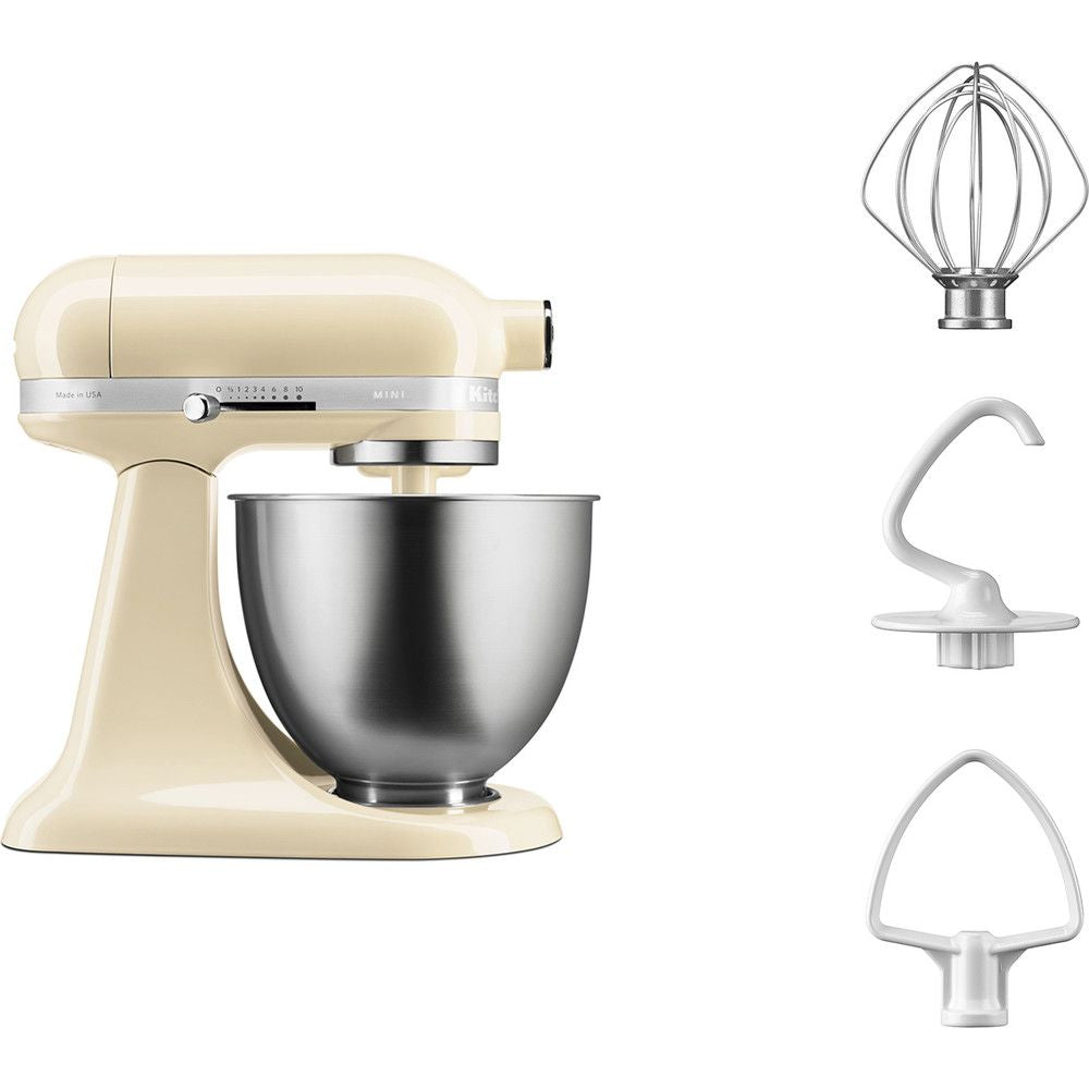 Kitchen Aid 5 KSM3311 X Cabeza de motor de inclinación del procesador de alimentos 3.3 L, crema