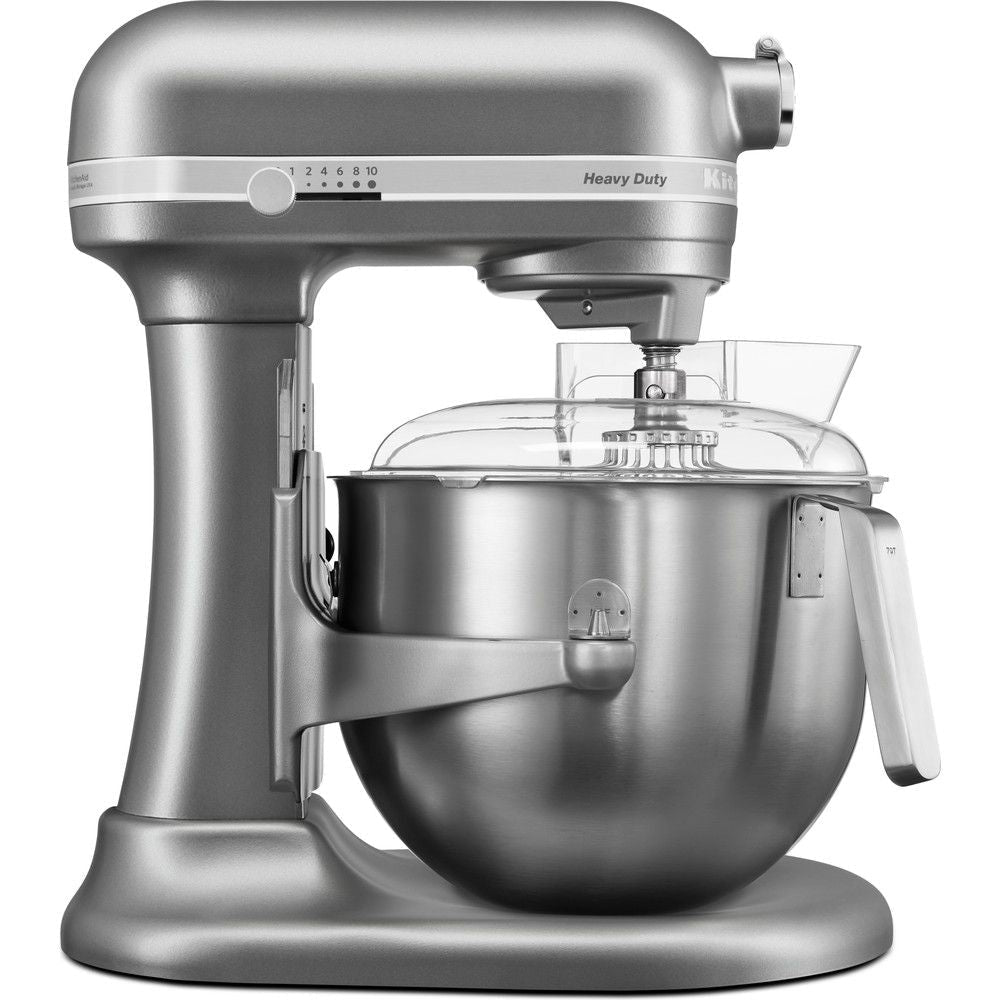 Kitchen Aid 5 KSM7591 x Procesador de alimentos de servicio pesado 6,9 L, plata