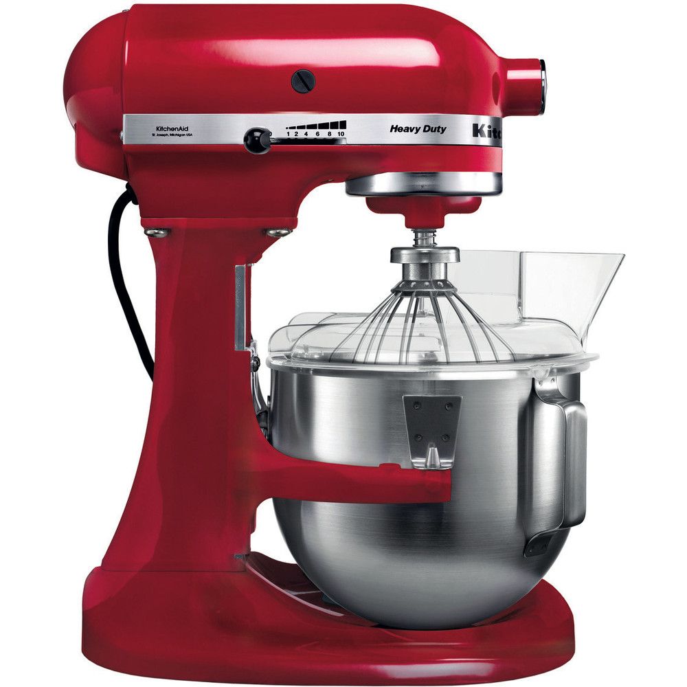 Kitchen Aid 5 KSM7591 x Procesador de alimentos de servicio pesado con tazón de tazón 4.8 L, Empire Red