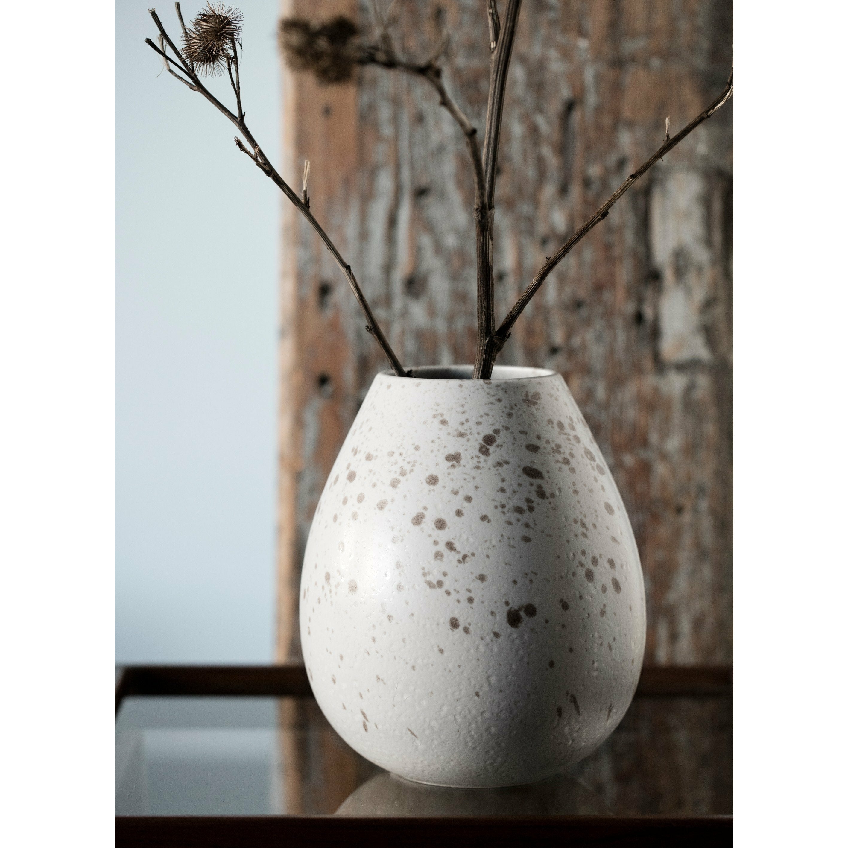 Klassik Studio Milo Drop Vase, Sand