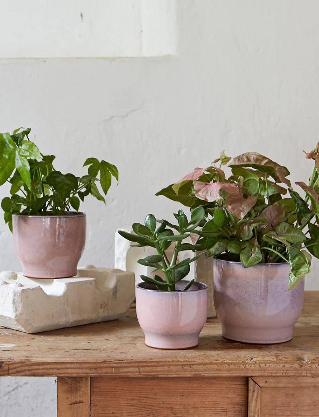 Knabstrup Keramik Flower Pot Ø 12,5 cm, rose