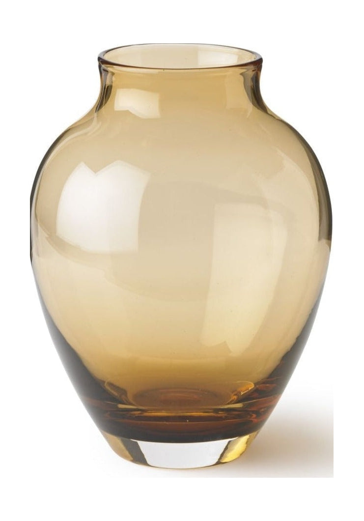 Knabstrup Keramik Vase Glass H 20 cm, Bernstein