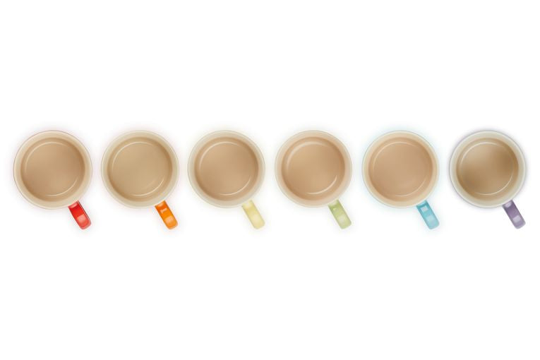 Ensemble du Creuset de 6 tasses 200 ml arc-en-ciel