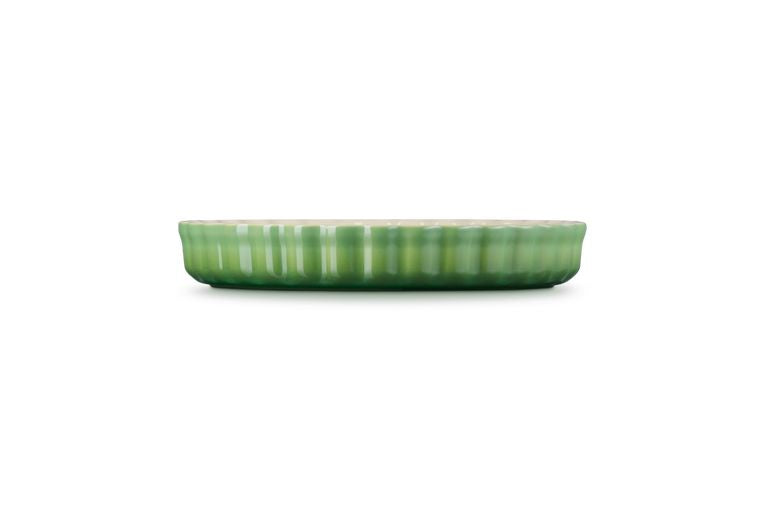 Le Creuset Heritage geriffeltes Flan -Gericht 28 cm, Bambus