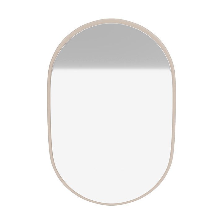 Montana Look Oval Mirror, Clay