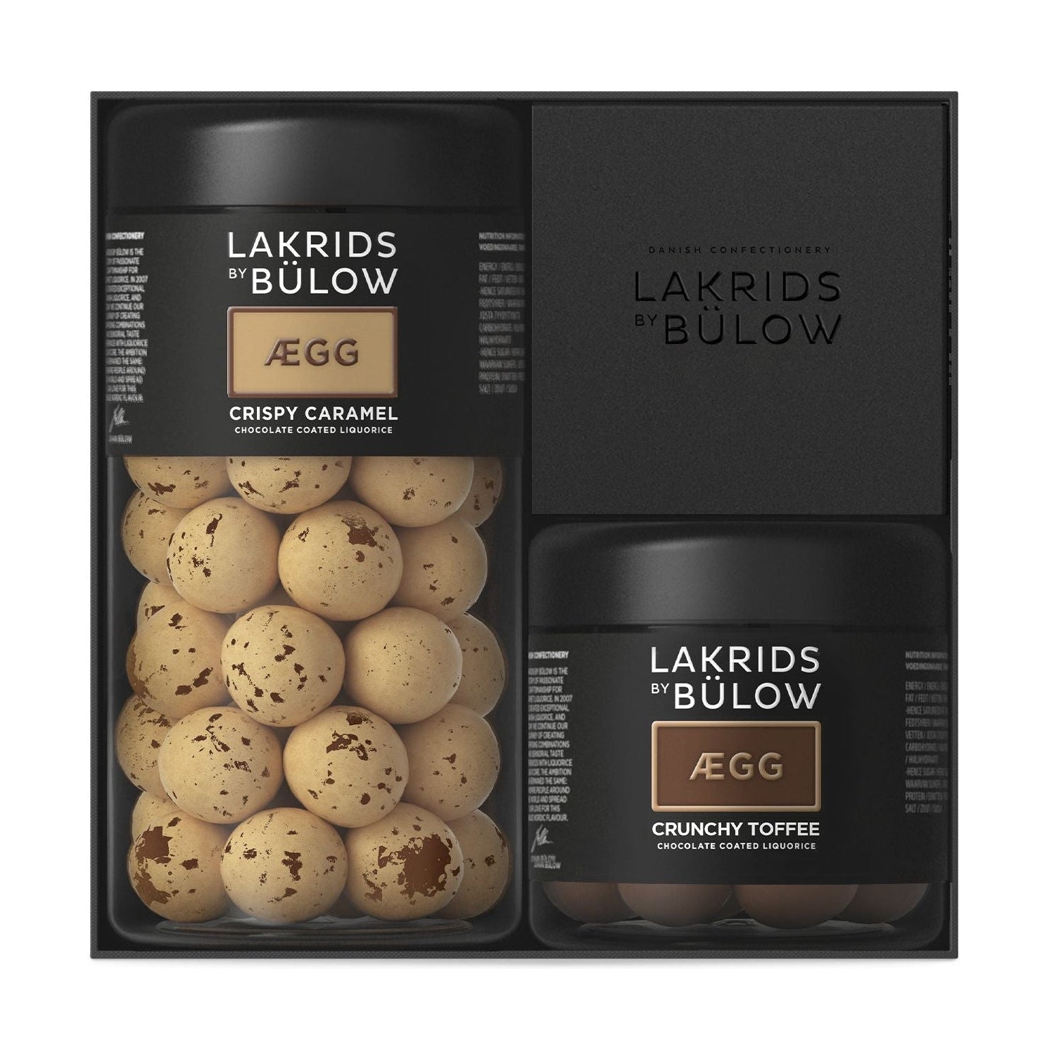 Lakrids par Bülow Pâques BOX NOIR BOX CRISTY CRISPY / TOFFEE CRUNCHY, 420G